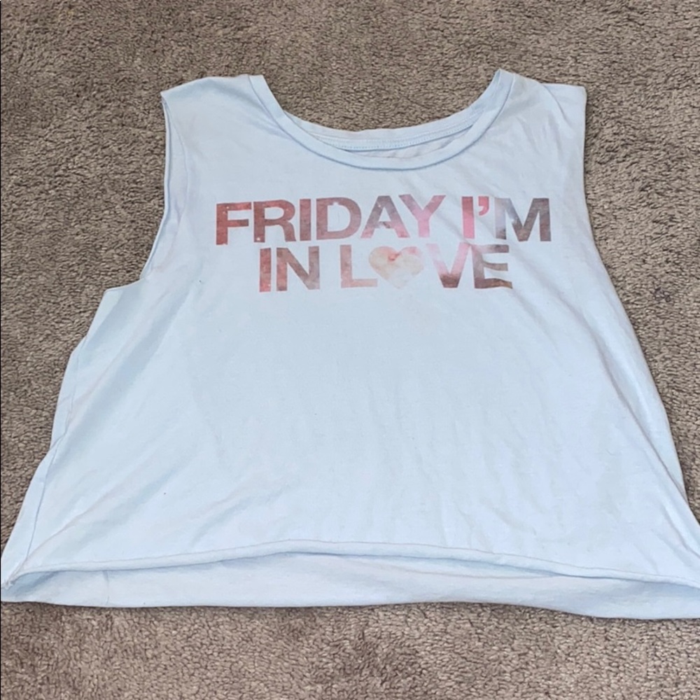 American Eagle Cropped Tank Top